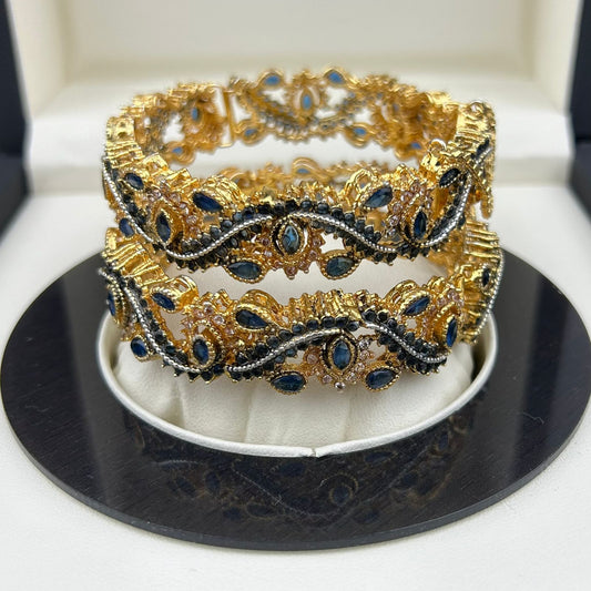 BANGLES One Carat Gold Plated B-012